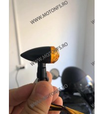 2 Buc Semnale LED Semnalizatoare Bullet Moto Cafe Racer Bobber Chopper Retro A08Y2 A08Y2  Semnal Universale Cafe Racer Choppe...