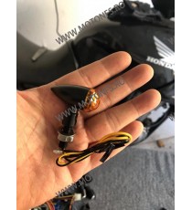 2 Buc Semnale LED Semnalizatoare Bullet Moto Cafe Racer Bobber Chopper Retro A08Y2 A08Y2  Semnal Universale Cafe Racer Choppe...