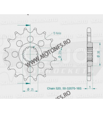 ESJOT - Pinion (fata) 50-32070S, 14 dinti FZ600 1993-1999 100-465-14 ESJOT PINIOANE ESJOT Pinioane 54,00 lei 54,00 lei 45,38 ...