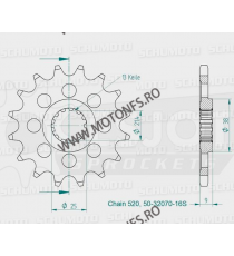 ESJOT - Pinion (fata) 50-32070S, 15 dinti - ZX-10R/GSX-R Sport 520 100-465-15 ESJOT PINIOANE ESJOT Pinioane 54,00 lei 54,00 l...