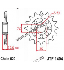 ESJOT - Pinion (fata) 50-32159S, 17 dinti - BMW S1000RR 100-472-17 ESJOT PINIOANE Emgo Pinion 78,00 lei 78,00 lei 65,55 lei 6...