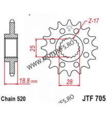 ESJOT - Pinion (fata) 50-32167, 16 dinti - Aprilia RSV4 Sport 520 100-459-16 ESJOT PINIOANE Emgo Pinion 73,00 lei 73,00 lei 6...