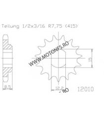 ESJOT - Pinion (fata) 50010, 11 dinti - KTM SX50 Pro 105-108-11 ESJOT PINIOANE Emgo Pinion 34,00 lei 34,00 lei 28,57 lei 28,5...