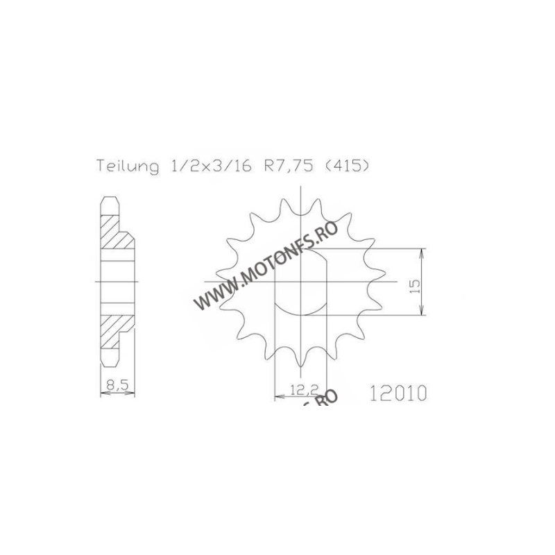 ESJOT - Pinion (fata) 50010, 11 dinti - KTM SX50 Pro 105-108-11 ESJOT PINIOANE Emgo Pinion 34,00 lei 34,00 lei 28,57 lei 28,5...