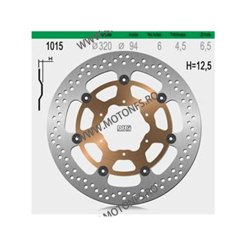 NG - Disc frana (fata) NG1015 - HONDA CBR / VTR 2000-2007 510-1015 NG BRAKE DISC NG Discuri Frana 980,00 lei 980,00 lei 823,5...