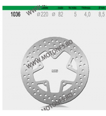 NG - Disc frana (fata) NG1036 - YAMAHA CYGNUS 125 510-1036 NG BRAKE DISC NG Discuri Frana 248,00 lei 248,00 lei 208,40 lei 20...