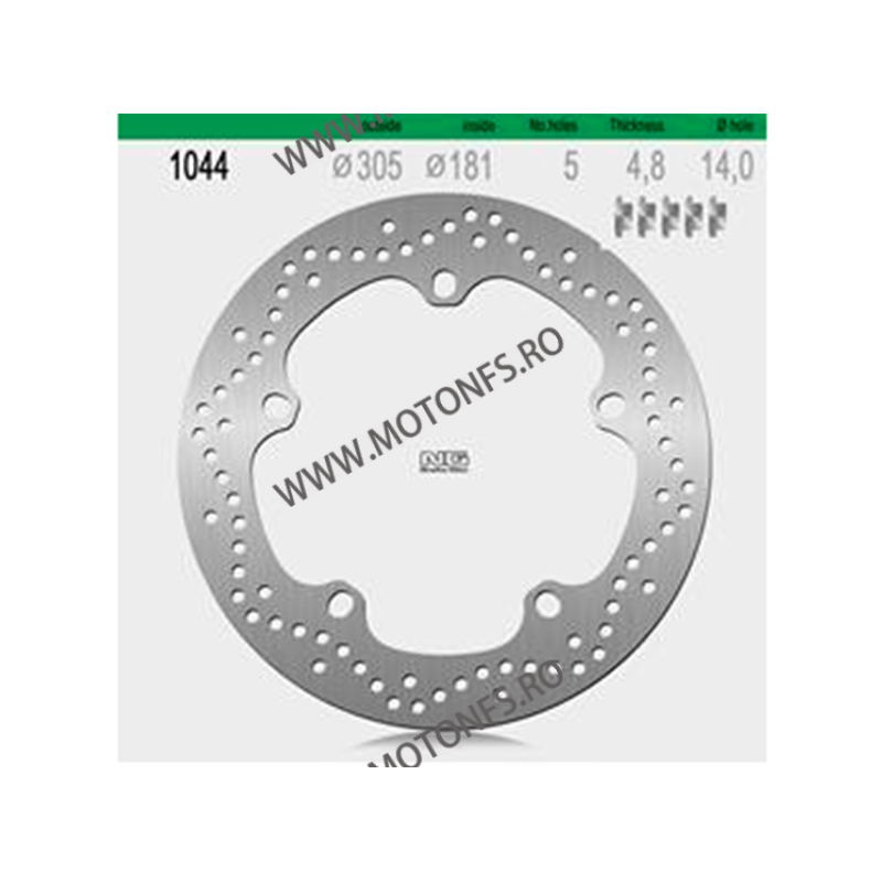 NG - Disc frana (fata) NG1044 - BMW 850 / 1200 1997-2010 510-1044 NG BRAKE DISC NG Discuri Frana 524,40 lei 524,40 lei 440,67...
