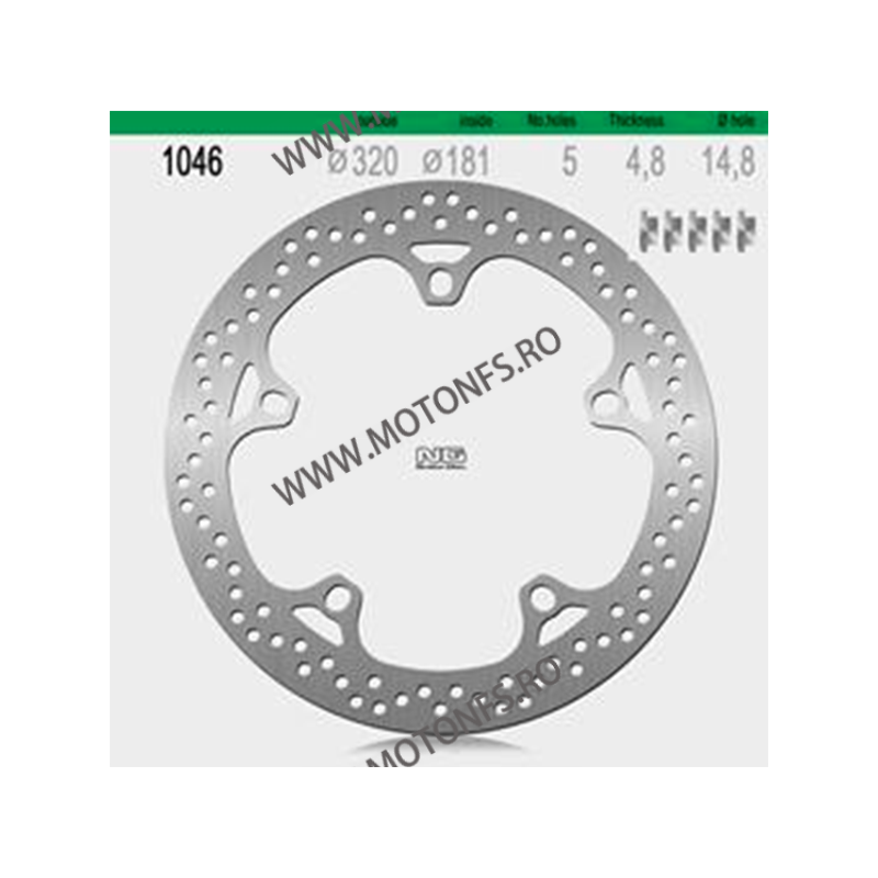 NG - Disc frana (fata) NG1046 - BMW F800 R / S 2009- 510-1046 NG BRAKE DISC NG Discuri Frana 461,00 lei 461,00 lei 387,39 lei...