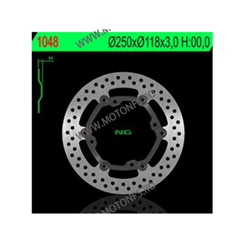 NG - Disc frana (fata) NG1048 - SUZUKI RMZ250 / 450 2007- 510-1048 NG BRAKE DISC NG Discuri Frana 699,00 lei 699,00 lei 587,3...