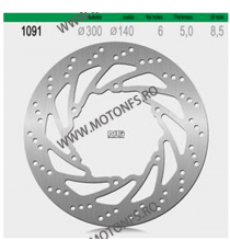 NG - Disc frana (fata) NG1091 - APRILIA ETV1000 2001-2008 510-1091 NG BRAKE DISC NG Discuri Frana 476,00 lei 476,00 lei 400,0...