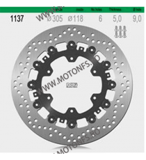 NG - Disc frana (fata) NG1137 - BMW 850 / 1100 K / R 510-1137 NG BRAKE DISC NG Discuri Frana 864,00 lei 777,60 lei 726,05 lei...