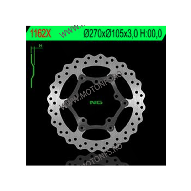 NG - Disc frana (fata) NG1162X - APRILIA RVX550 2005-2011 510-1162X NG BRAKE DISC NG Discuri Frana 718,00 lei 718,00 lei 603,...