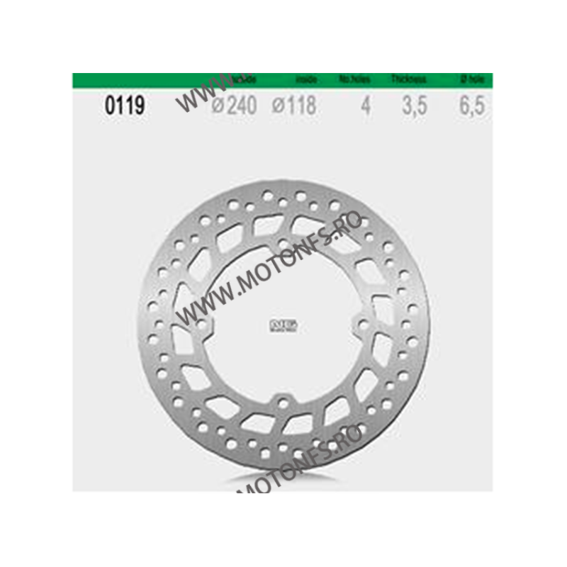 NG - Disc frana (fata) NG119 - HONDA NX, XR 1984-2008 510-0119 NG BRAKE DISC NG Discuri Frana 320,40 lei 320,40 lei 269,24 le...