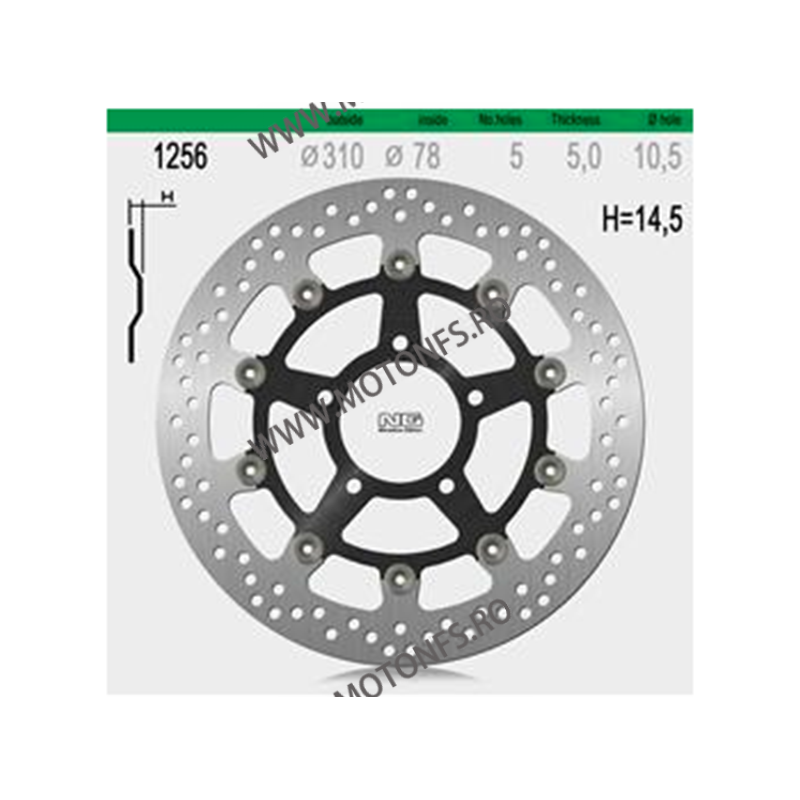 NG - Disc frana (fata) NG1256 - DAYTONA 600 / 650L / R 510-1256 NG BRAKE DISC NG Discuri Frana 864,00 lei 864,00 lei 726,05 l...