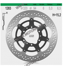 NG - Disc frana (fata) NG1283 - HONDA CBR 1000RR 2008 510-1283 NG BRAKE DISC NG Discuri Frana 864,00 lei 864,00 lei 726,05 le...