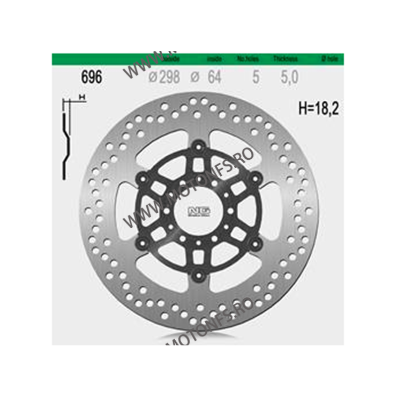 NG - Disc frana (fata) NG696 - YAMAHA XV, XJ 1981-1994 510-0696 NG BRAKE DISC NG Discuri Frana 864,00 lei 864,00 lei 726,05 l...