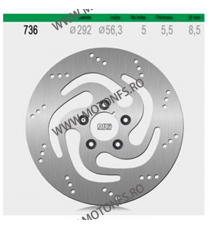 NG - Disc frana (fata) NG736 - HARLEY 2000- 510-0736 NG BRAKE DISC NG Discuri Frana 432,00 lei 432,00 lei 363,03 lei 363,03 lei