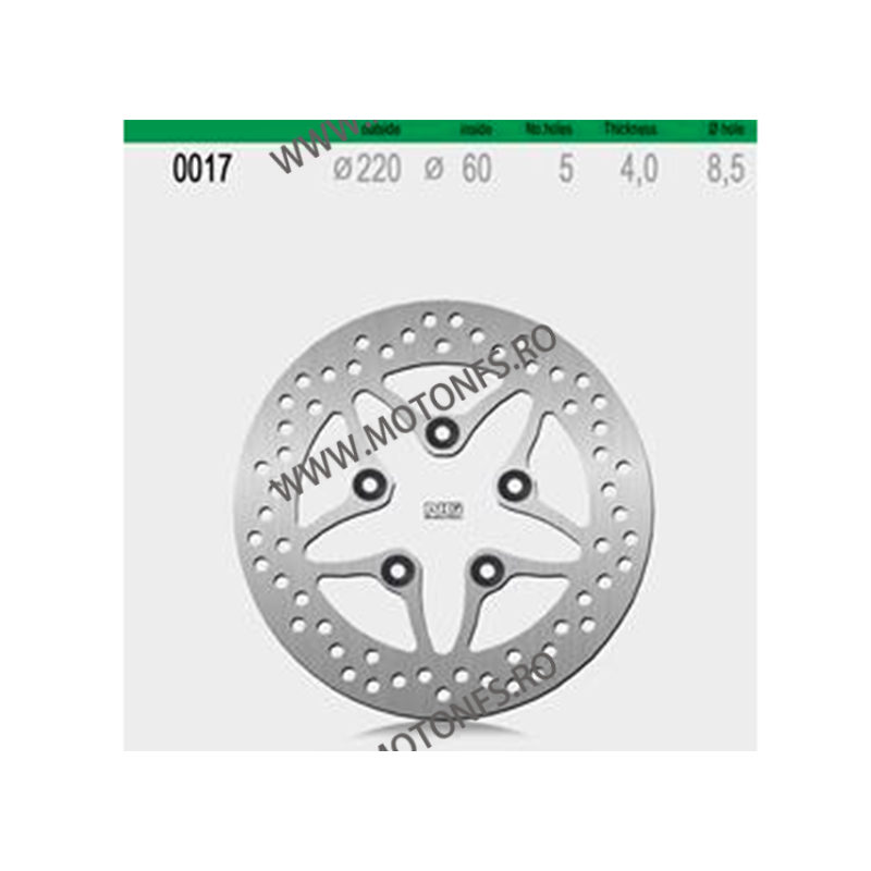 NG - Disc frana (fata/spate) NG017 - APRILIA 516-0017 NG BRAKE DISC NG Discuri Frana 228,00 lei 228,00 lei 191,60 lei 191,60 lei