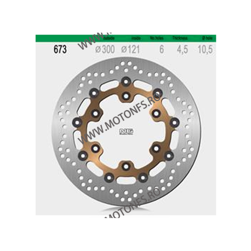 NG - Disc frana (fata/spate) NG673 - SUZUKI XF650 510-0673 NG BRAKE DISC NG Discuri Frana 864,00 lei 864,00 lei 726,05 lei 72...