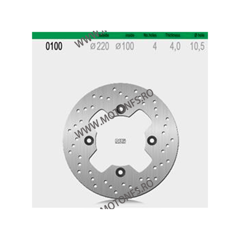 NG - Disc frana (spate) NG100 - ZX-6R / RR 1998- / ZX-9R 2000- 510-0100 / 210.100 NG BRAKE DISC NG Discuri Frana 326,40 lei 3...