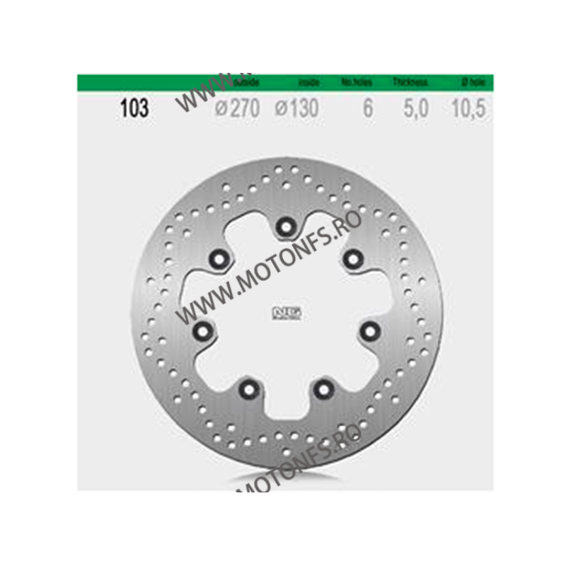NG - Disc frana (spate) NG103 - KAWASAKI EN500, Z1000 510-0103 NG BRAKE DISC NG Discuri Frana 506,40 lei 506,40 lei 425,55 le...
