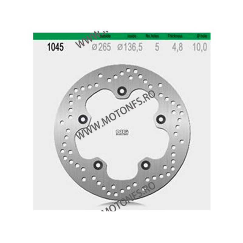 NG - Disc frana (spate) NG1045 - BMW F650 / 800 GS 2008- 510-1045 NG BRAKE DISC NG Discuri Frana 418,00 lei 418,00 lei 351,26...