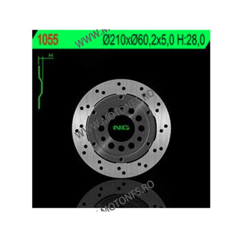 NG - Disc frana (spate) NG1055 - SUZUKI AN250 / 400 2003-2006 510-1055 NG BRAKE DISC NG Discuri Frana 607,00 lei 607,00 lei 5...