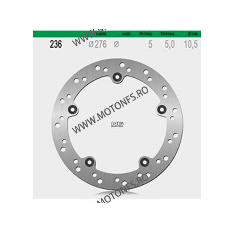 NG - Disc frana (spate) NG236 - BMW R / RT / K 510-0236 NG BRAKE DISC NG Discuri Frana 565,20 lei 565,20 lei 474,96 lei 474,9...