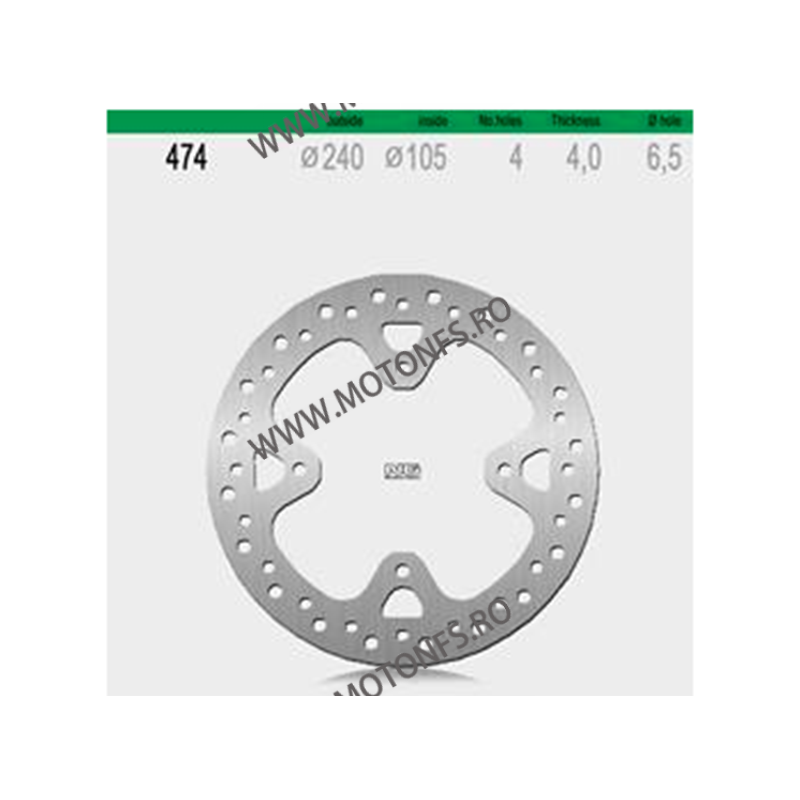 NG - Disc frana (spate) NG474 - HONDA XR650 510-0474 NG BRAKE DISC NG Discuri Frana 287,00 lei 287,00 lei 241,18 lei 241,18 lei