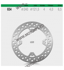 NG - Disc frana (spate) NG654 - HONDA CRE / CRF 510-0654 NG BRAKE DISC NG Discuri Frana 258,00 lei 258,00 lei 216,81 lei 216,...