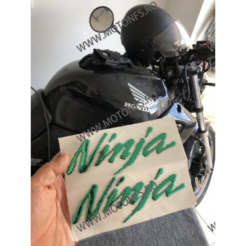 17CM X 6CM 2BUC AUTOCOLANT 3D VERDE KAWASAKI NINJA AI99W AI99W  Autocolant / Stikare Carena 15,00 lei 15,00 lei 12,61 lei 12,...