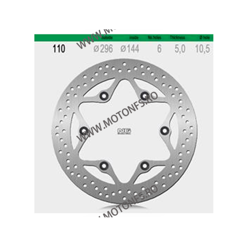 NG - Disc frana NG110001 / NG110 - VFR750 / CBR 1000 510-0110 NG BRAKE DISC NG Discuri Frana 553,20 lei 553,20 lei 464,87 lei...