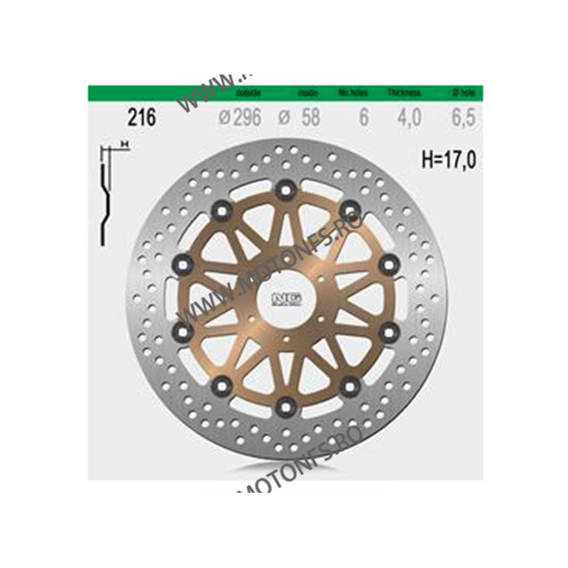 NG - Disc frana NG216 - CBR 600 / VTR1000 510-0216 NG BRAKE DISC NG Discuri Frana 864,00 lei 864,00 lei 726,05 lei 726,05 lei