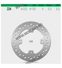 NG - Disc frana NG224 - HONDA FX, SLR 1998-1999 510-0224 NG BRAKE DISC NG Discuri Frana 344,40 lei 344,40 lei 289,41 lei 289,...