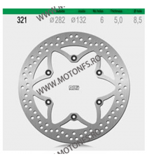 NG - Disc frana NG321001 / NG321 - XT600E 1995- / XTZ660 / XV250 510-0321 NG BRAKE DISC NG Discuri Frana 536,40 lei 536,40 le...