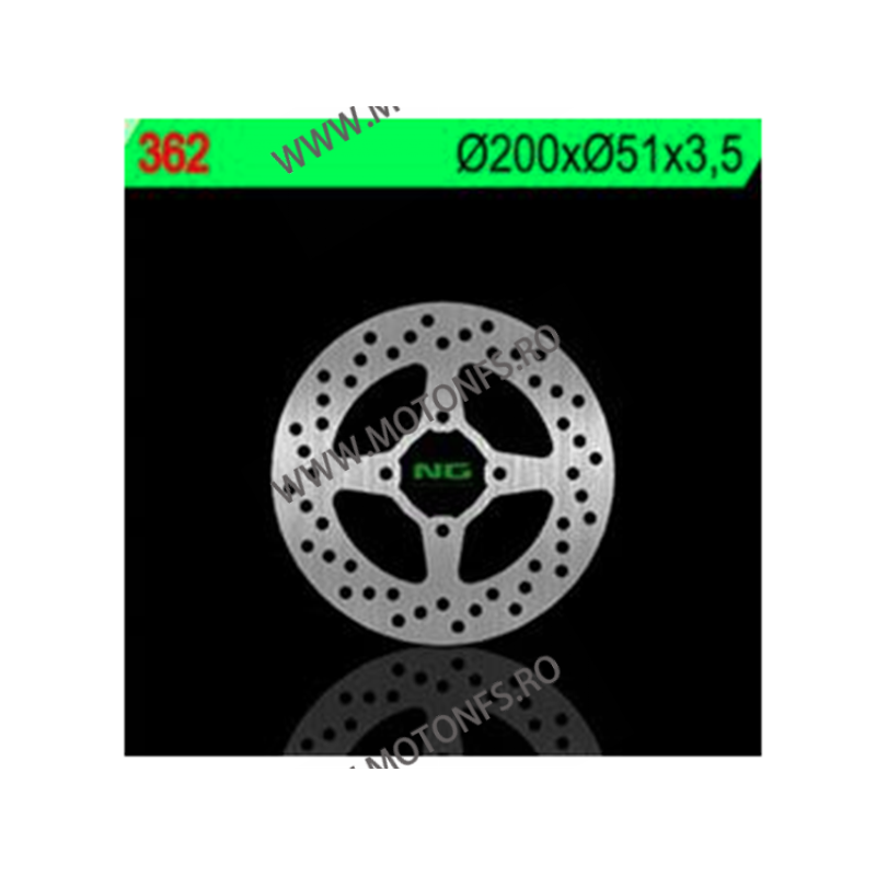 NG - Disc frana NG362 - YAMAHA QUAD YFM, YFZ 2004-2006 510-0362 NG BRAKE DISC NG Discuri Frana 253,00 lei 253,00 lei 212,61 l...