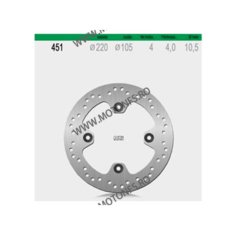 NG - Disc frana NG451 - HONDA 125 / 150 2000-2010 510-0451 NG BRAKE DISC NG Discuri Frana 233,00 lei 233,00 lei 195,80 lei 19...