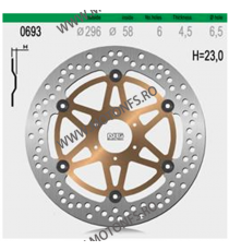 NG - Disc frana NG693 - HORNET 600 2000-2006 510-0693 NG BRAKE DISC NG Discuri Frana 864,00 lei 864,00 lei 726,05 lei 726,05 lei