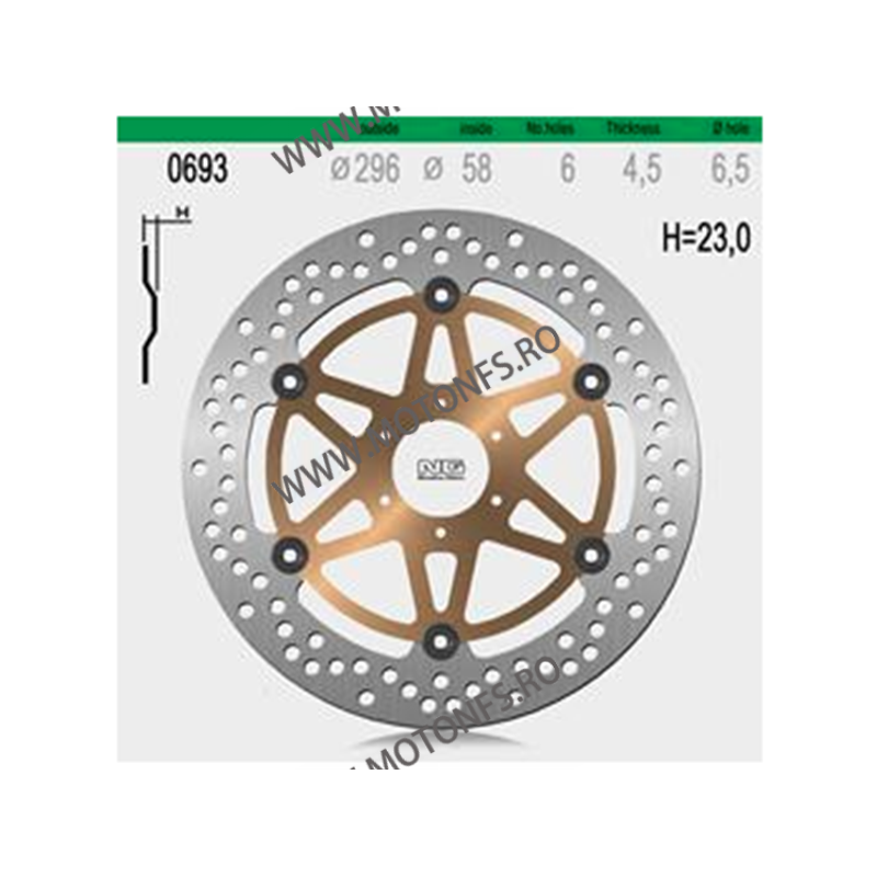 NG - Disc frana NG693 - HORNET 600 2000-2006 510-0693 NG BRAKE DISC NG Discuri Frana 864,00 lei 864,00 lei 726,05 lei 726,05 lei