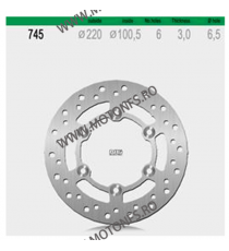 NG - Disc frana NG745 - YAMAHA YZ 1993-2011 510-0745 NG BRAKE DISC NG Discuri Frana 326,40 lei 326,40 lei 274,29 lei 274,29 lei