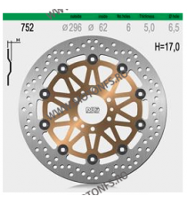 NG - Disc frana NG752 - VARADERO 1000 / VFR800 510-0752 NG BRAKE DISC NG Discuri Frana 864,00 lei 864,00 lei 726,05 lei 726,0...