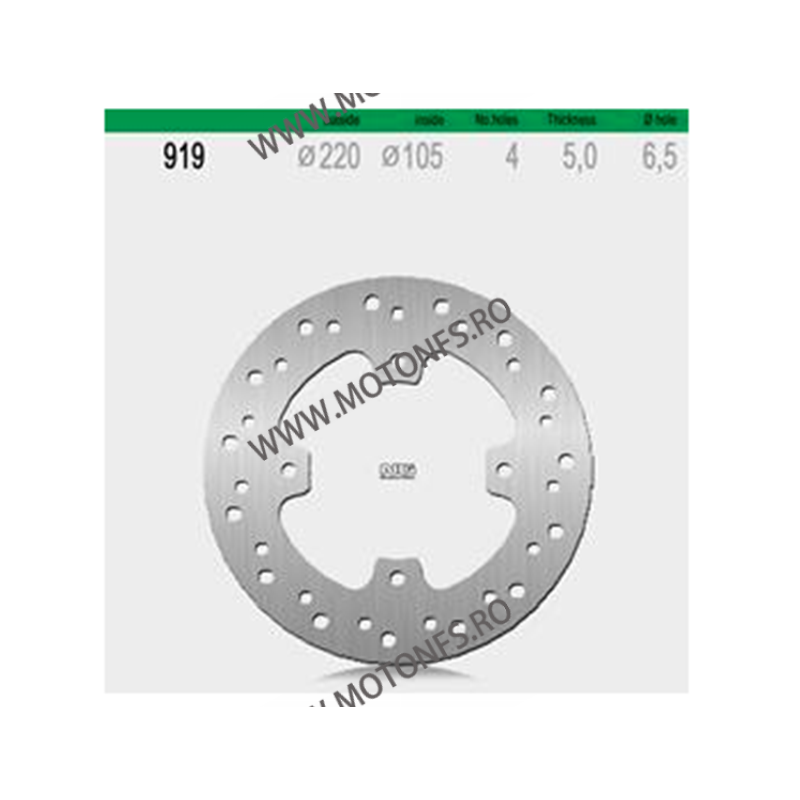 NG - Disc frana NG919 - HONDA NX500 / FMX650 1992-2006 510-0919 NG BRAKE DISC NG Discuri Frana 420,00 lei 420,00 lei 352,94 l...