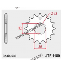 JT - Pinion (fata) JTF1180, 17 dinti - Triumph 105-662-17 JT Sprockets JT Sprockets Pinion 64,00 lei 64,00 lei 53,78 lei 53,7...