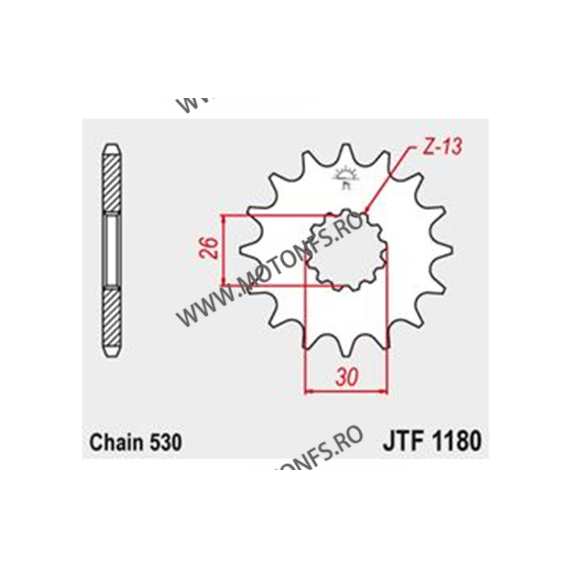 JT - Pinion (fata) JTF1180, 17 dinti - Triumph 105-662-17 JT Sprockets JT Sprockets Pinion 64,00 lei 64,00 lei 53,78 lei 53,7...