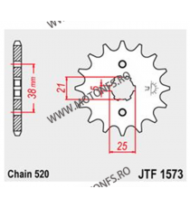 JT - Pinion (fata) JTF1573, 13 dinti - XV125 Virago 102-428-13 / 726.31.48 JT Sprockets JT Sprockets Pinion 51,00 lei 51,00 l...