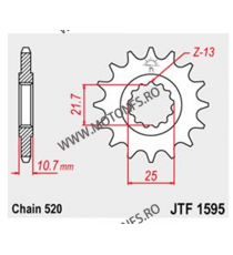 JT - Pinion (fata) JTF1595RB (garnitura cauciuc), 16 dinti - XJ6 Diversion 2009- 102-463-16-2 JT Sprockets JT Sprockets Pinio...