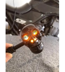 2 Buc Semnale Semnalizatoare Moto Cafe Racer Bobber Chopper Retro QSB6L QSB6L  Semnal Universale Cafe Racer Chopper 85,00 lei...
