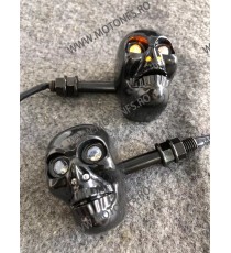 2 Buc Semnale Semnalizatoare Moto Cafe Racer Bobber Chopper Retro QSB6L QSB6L  Semnal Universale Cafe Racer Chopper 85,00 lei...