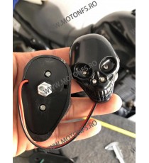 Stop cu leduri Si semnale Suport Numar LED Moto Universal Cafe Racer Cromat Chooper Bobber 2HNPL 2HNPL  Stopuri Moto Universa...