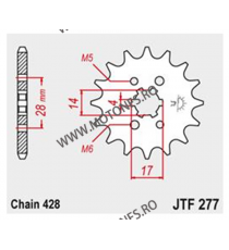JT - Pinion (fata) JTF277, 13 dinti - Aprilia RS4 125 2011- 105-329-13 1j JT Sprockets JT Sprockets Pinion 29,00 lei 29,00 le...